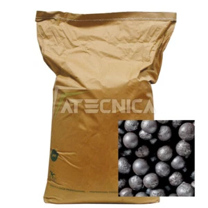 Sacco 25Kg sfere d'acciaio per sabbiatura sabbiatrice Fervi 0569 - Imagen 1 de 1