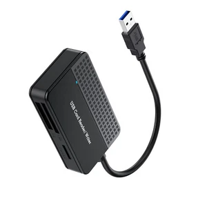 USB 3.0 4 in 1 Card Hub Adapter Multi Slot Memory Card Reader For SD/SDHC/SDXC - Picture 1 of 13