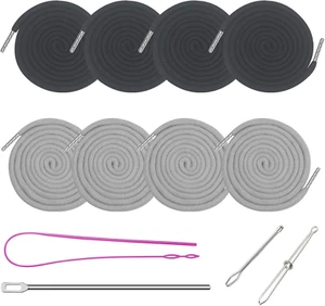8 Pieces 66 Inches XL Lengthened Drawstring Cords Drawstrings Hoodie Strings wit - Picture 1 of 6