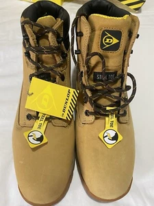 ''Botas Dunlop On-Site SB para hombre, talla UK 11, miel - ¡Nuevas!" - Imagen 1 de 8