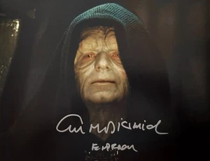 Star Wars Ian McDiarmid - AUTÉNTICO Firmado 11x14 El Emperador Autógrafo - Imagen 1 de 2