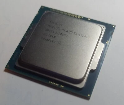 Procesador Intel Xeon E3-1220 v3 3,1Ghz Socket 1150 8Mb Caché Quad Core SR154 - Imagen 1 de 3