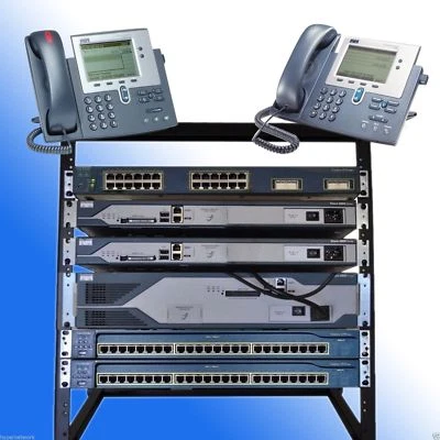 Cisco CCNA CCNP R&S VOICE SECURITY LAB  CME 8.6 IOS 15.1 POE RACK INCLUDED - Image 1 of 2