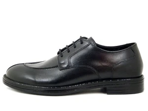 Scarpe Uomo Casual Eleganti Derby in Pelle Nero - Bild 1 von 4