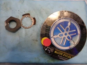 2000 Yamaha V Royal Star XV 1600 front pulley NUT & WASHER Road Silverado - Picture 1 of 2