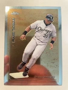 Frank Thomas 1999 Topps Chrome Baseball Card #423 - Chicago White Sox - Picture 1 of 2