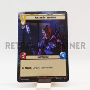 STAR WARS UNLIMITED SHADOWS OF THE GALAXY 452 Kintan Intimidator Foil Hyperspace - Picture 1 of 1