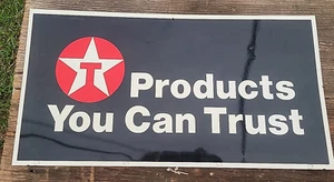 LETRERO VINTAGE DOBLE CARA TEXACO HAVOLINE 23 5/8" POR 12 1/2" - Imagen 1 de 14