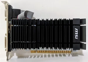 MSI NVIDIA GeForce GT 730 2GB DDR3 N730K-2GD3H/LP PCI-E Video Card VGA DVI HDMI - Picture 1 of 3
