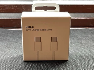 Durable Braided USB Type-C Cable (1m, Gray Fabric, with Packaging) - Picture 1 of 9