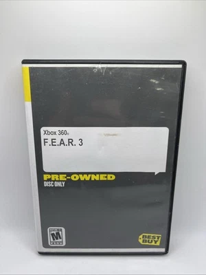 F.3.A.R. Fear 3 (Microsoft Xbox 360, 2011) PROBADO Y FUNCIONANDO Estuche Best Buy Foto 1 de 2