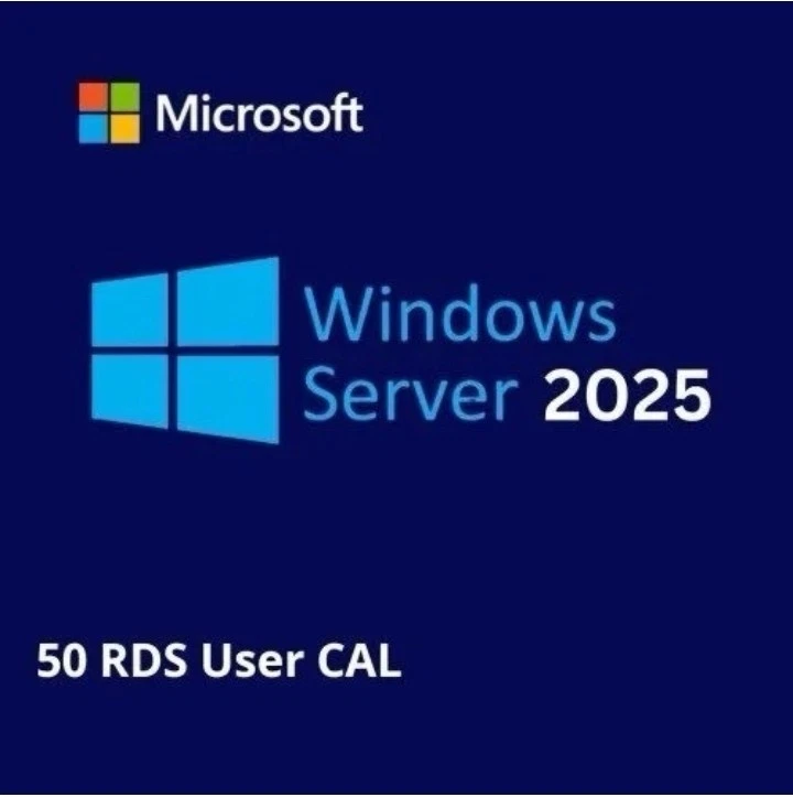 Windows Server 2025 Remote Desktop RDS for 50 Cals User - Imagen 1 de 1