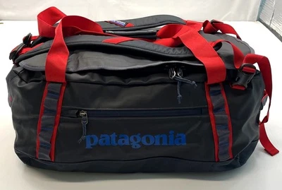 PATAGONIA Black Hole Duffel Bag 55L #49343 SMOLDER BLUE w/ AMANITA RED (SMRE) - Image 1 of 4