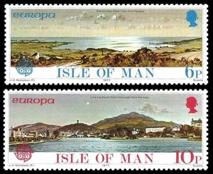 MAN 1977 Europa 2v MNH** - Picture 1 of 1