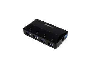 StarTech.com ST53004U1C 4-Port USB 3.0 Hub plus Dedicated Charging Port - 1 x - Picture 1 of 5