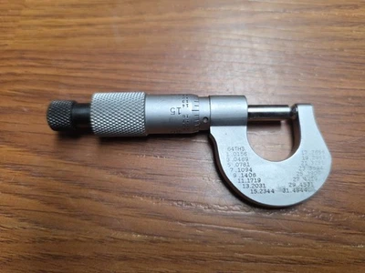 L.S. Starrett No. Micrómetro exterior Vernier 576 1/2 pulgadas Foto 1 de 4