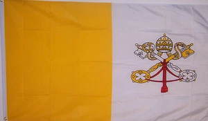NEW 3x5ft VATICAN ITALY CATHOLIC POPE  FLAG better quality usa seller - Picture 1 of 3
