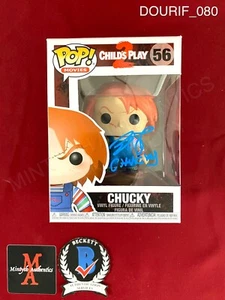 Brad Dourif autografo firmato Chucky Funko Pop #56 gioco per bambini 2 Beckett certificato di autenticità - Foto 1 di 2