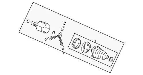 Conjunto de junta interior genuino GM 2002-2007 Saturn Chevrolet Pontiac Vue 22724177 Foto 1 de 2