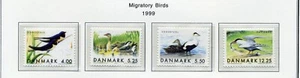 Danimarca MNH 1163-66, 64a, 66a uccellini migratori FH499 - Foto 1 di 2