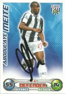 ABDOULAYE MEITE* SIGNED WEST BROM 2008/2009 MATCH ATTAX TRADING CARD+COA - Picture 1 of 1