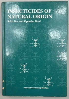 1997 Insecticides Of Natural Origin Pest Control Farming Hardcover Illust. 365p - Image 1 of 4