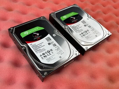 8TB 2x Seagate IronWolf Pro 4TB HDD ST4000NE001 NAS - PERFECT 6mo WARRANTY - Image 1 of 4