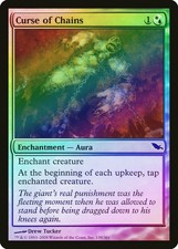 Curse of Chains FOIL Shadowmoor PLD White Blue Common MAGIC MTG CARD ABUGames