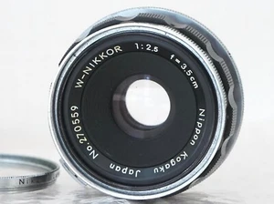 Nikon W-Nikkor 3.5cm F/2.5 Rangefinder Wide Angle Lens Nippon Kogaku from Japan - Picture 1 of 18