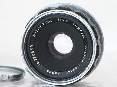 Nikon W-Nikkor 3.5cm F/2.5 Rangefinder Wide Angle Lens Nippon Kogaku from Japan - Image 1 of 4