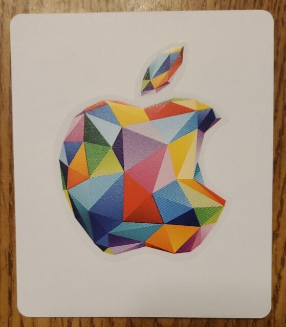 5 Apple Logo Stickers from Apple Gift Cards - NEW