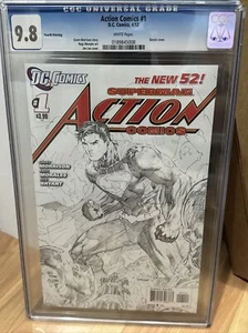 Action Comics # 1 / 4th Printing / Sketch Cover / DC / The New 52 / CGC 9.8 - Bild 1 von 3