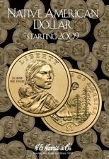 Coin Collection Folder For US Native American Dollars 2009 - Date HE Harris 3162