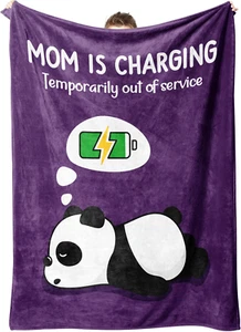 Mother'S Day/Birthday Gifts for Mom- Funny Soft Blanket- New Mom Gifts for Women - Picture 1 of 12