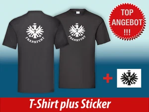 T-Shirt Frankfurt Kurzarm Farb-/Größenauswahl plus Sticker gratis - Bild 1 von 3