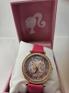 Barbie Watch Gold,clear And Pink Sparkles NEW - Picture 1 of 2