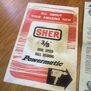 SHER Vintage 1960’s Brochures Powermatic - Picture 1 of 11