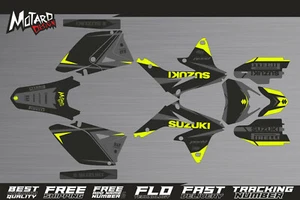 Suzuki Graphics Kit RMX 450Z 2010 2011 2012 2014 2016 2017 2018 2019 2020 Fluo - Picture 1 of 2