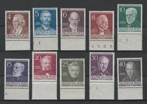 Briefmarken Deutschland Berlin (West) MiNr. 91 - 100 postfrisch z.T. BPP-geprüft - Bild 1 von 2
