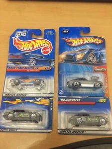 Lot of 4 Hot Wheels 1963 CORVETTE Cars Brand New in Box Sealed B102 - Foto 1 di 5