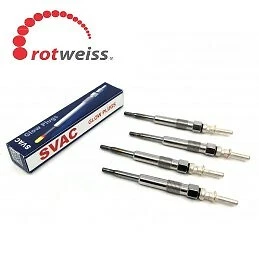 4 свечи накаливания SVAC НАГРЕВАТЕЛЯ ДЛЯ AUDI A3 8P1 2.0TDI 2006-2013 - 7 В - Изображение 1 из 3