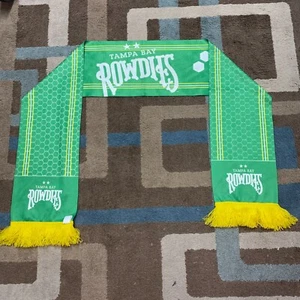 Tampa Bay Rowdies Scarf Soccer Nice Condition Winter - Picture 1 of 2
