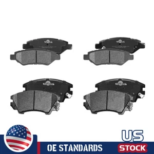 For 2010 2011 2012 - 2015 Chevy Camaro 3.6L Front and Rear Ceramic Brake Pads - Picture 1 of 7