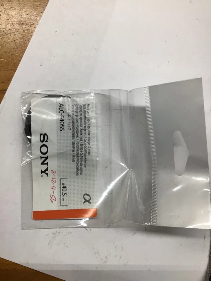 Genuine SonybFront Lens Cap 40.5mm ALC-F405s For Sony SEL35F28Z SELP1650 - Image 1 of 1