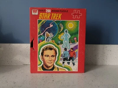 PUZZLE STAR TREK VINTAGE 200 GREMIO 1978 Antiguo Sellado Nueva Caja PINCHADA Foto 1 de 4