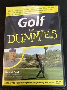 Golf For Dummies (DVD, 2005) W/ Insert How To Instructional Gary McCord Learning - Picture 1 of 2