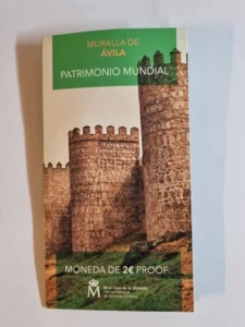 Coincard / Moneta okolicznościowa 2 euro Hiszpania 2019 PP / w blistrze / Avila / Proof - Zdjęcie 1 z 2