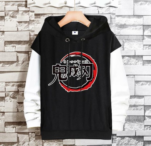 VETEMENTS Felpa con cappuccio Demon Slayer: Kimetsu no Yaiba pullover cotone con cappuccio