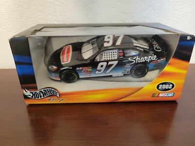 Signed Kurt Busch 2002 Sharpie/ Rubbermaid  #97 Ford Hot Wheels 1:24 Diecast - Image 1 of 4