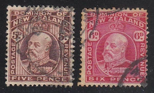 New Zealand - 1909 - SC 136-37 - Used - Picture 1 of 1
